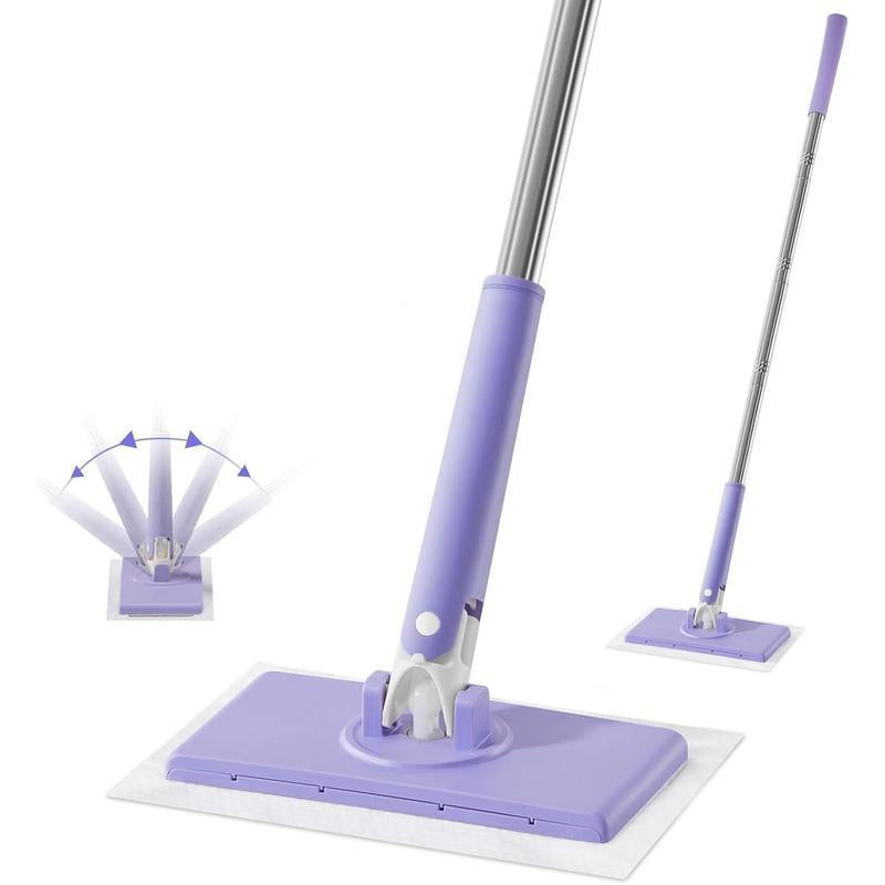 Revolutionary No-Wash Mop: Hands-Free Cleaning with Disposable Towels for Effortless Floor Care