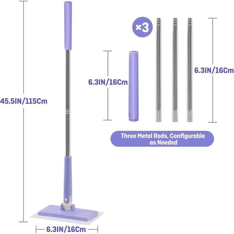 Revolutionary No-Wash Mop: Hands-Free Cleaning with Disposable Towels for Effortless Floor Care