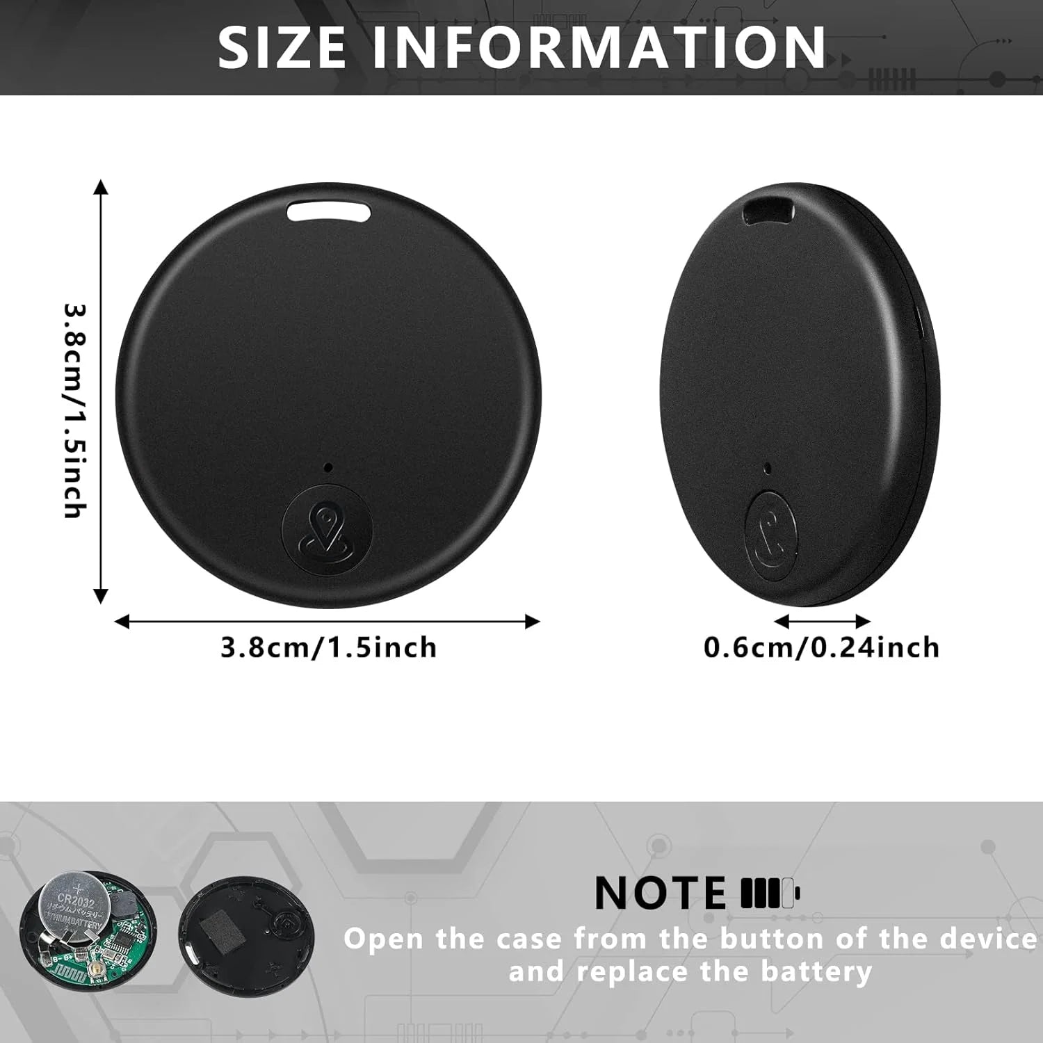 Bluetooth Mini GPS Tracking Air Key Tag Child Pet Finder Tracker Location Device